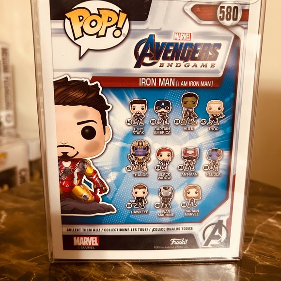 Funko Pop! Marvel Avengers Endgame Iron Man #580 PX Previews Exclusive Glow - Picture 3 of 6